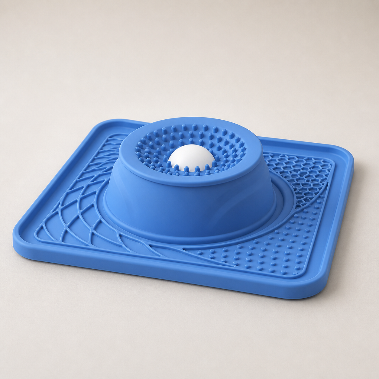 Deep Slow Feeder Bowl + Mat